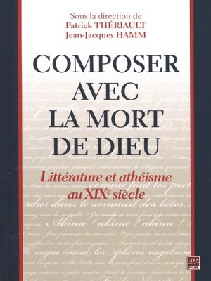 cover image of Composer avec la mort de Dieu